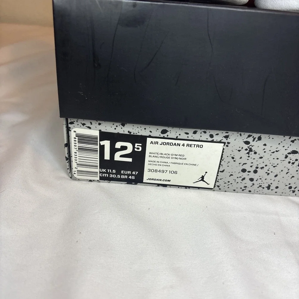 Nike‎ Air Jordan 4 Retro Alternate 89 308497-106 size 12.5 Men